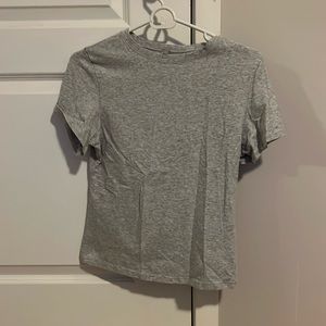 Skims grey cotton baby tee